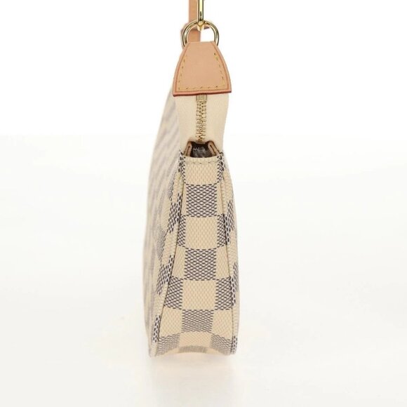 LOUIS VUITTON Damier Azur Pochette Accessoires Pouch N51986 LV Auth 136598M - Picture 6 of 16